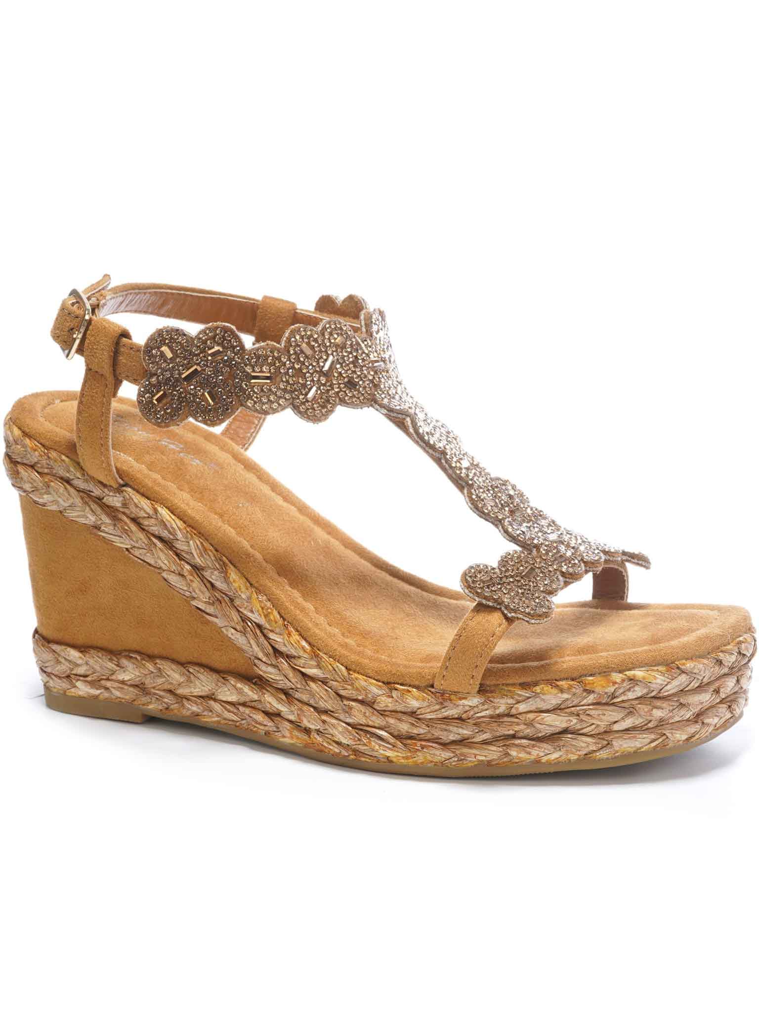 Liv - Sandaler med kilehæl og similisten